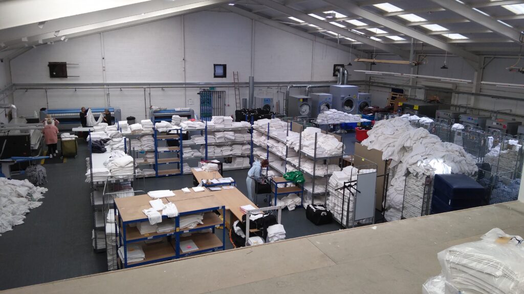 squeeky commercial linin and laundry in wiltshire